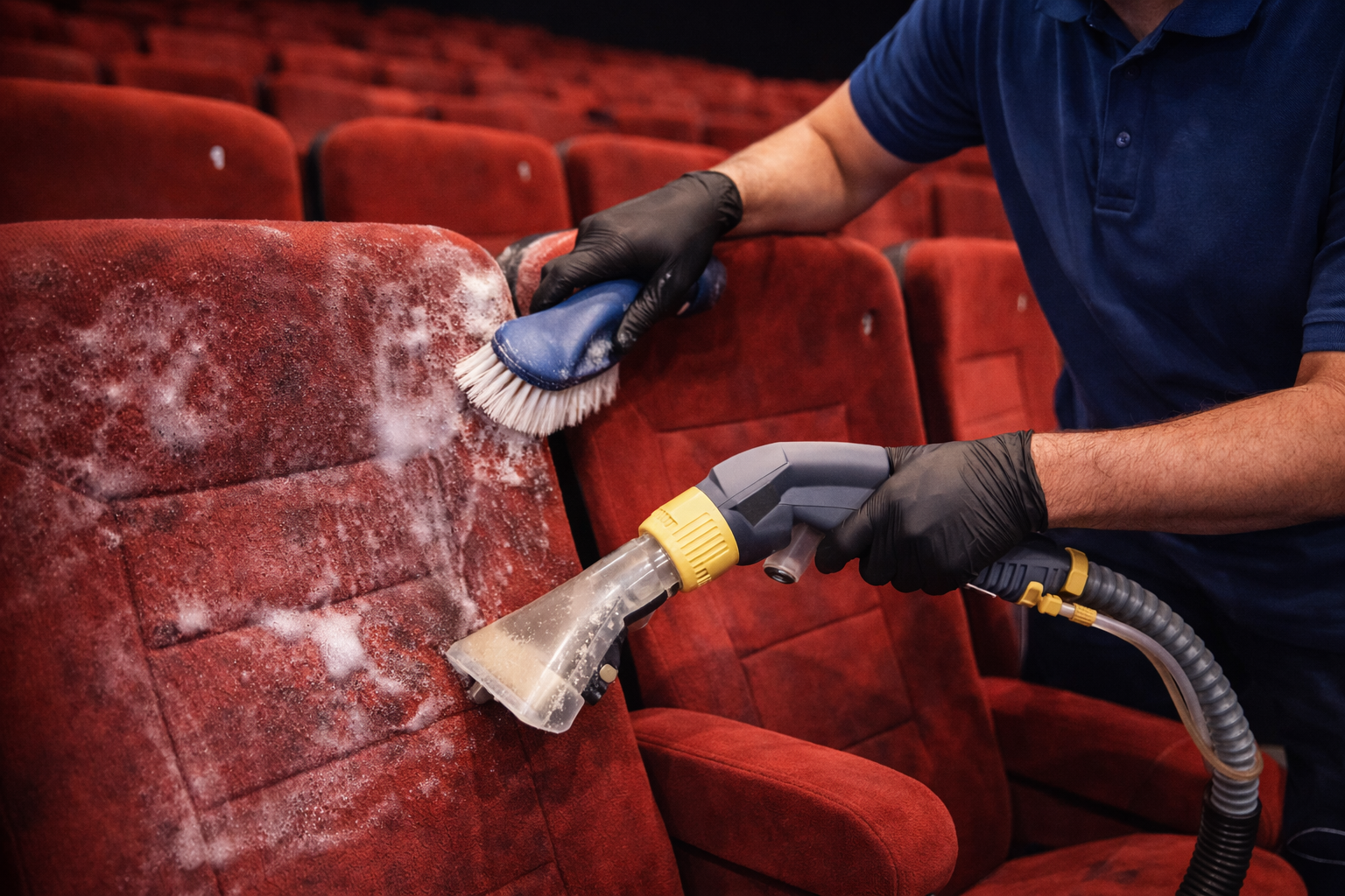 Intervention de nettoyage